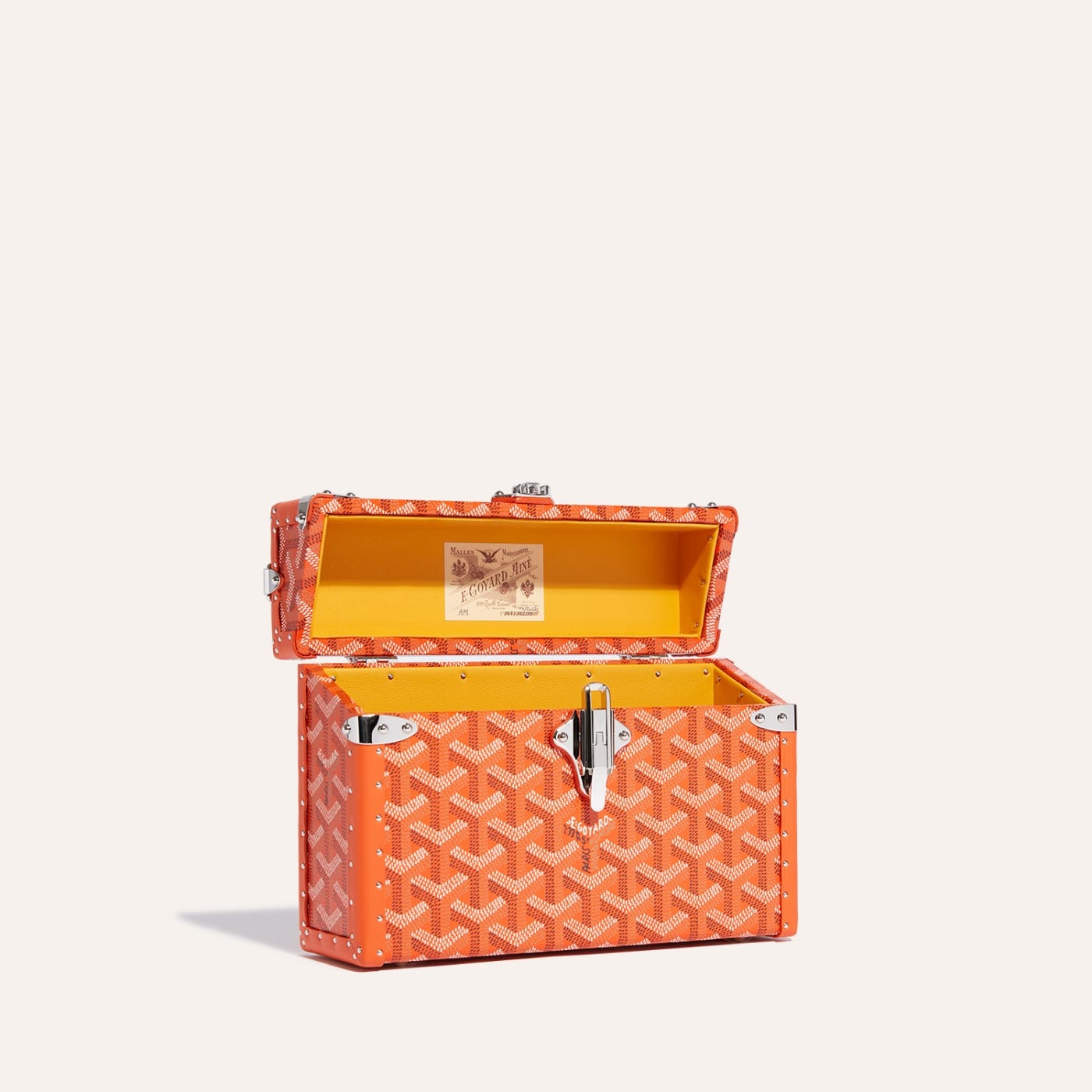 Goyard Cassette Trunk Bag Orange - Image 4